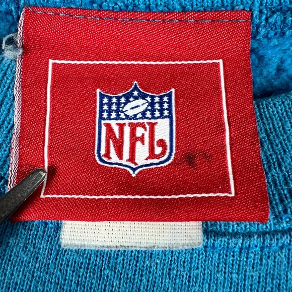 Y2K NFL Carolina Panthers Football Sweatshirt Fits Small Blue Crewneck Tag L - Picture 9 of 15